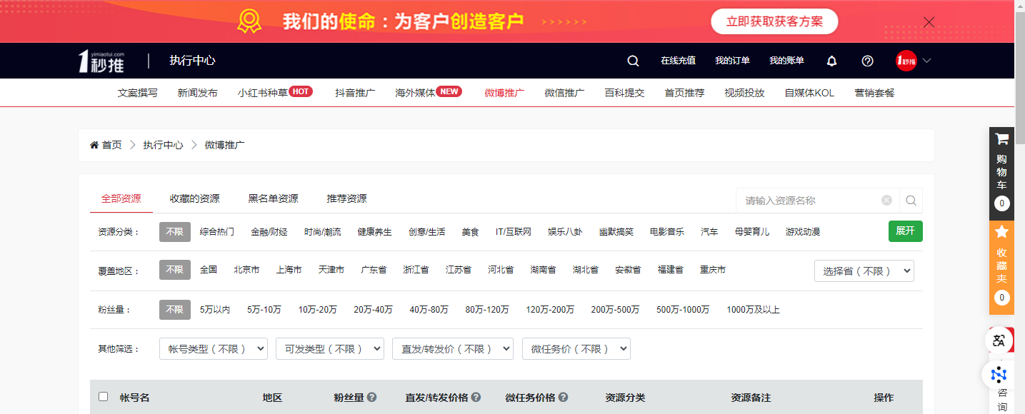 微博發(fā)稿