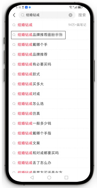 小紅書下拉詞優(yōu)化案例