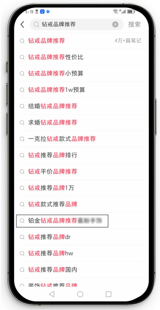 小紅書下拉詞優(yōu)化案例